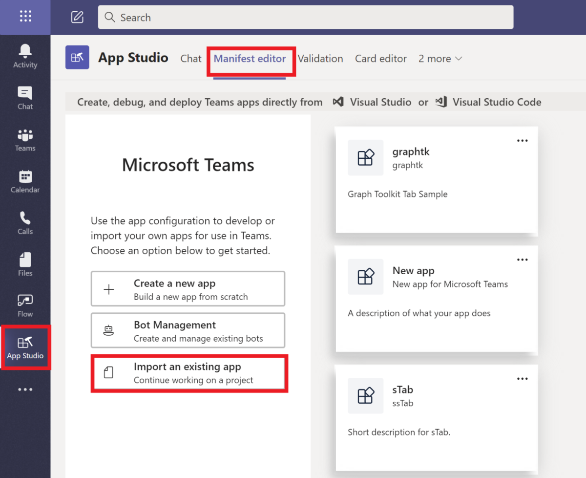 Testing your tab on Microsoft Teams